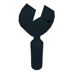 Tool Wrench / Spanner Open End [6-Rib Handle] (55299)