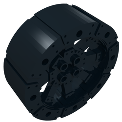 Wheel Wagon Viking with 12 Holes [7 Studs Diameter]