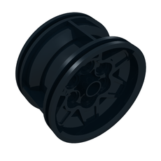 Wheel 43.2 x 26 Technic Racing Small with 6 Pinholes (56908)