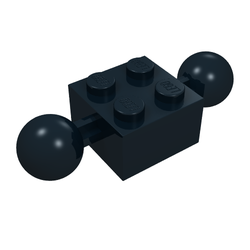 Technic Brick Special 2 x 2 with 10.2mm Balls [Center Mold Indention]