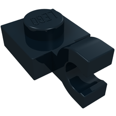 Plate Special 1 x 1 with Clip Horizontal [Thick U Clip] (6019)
