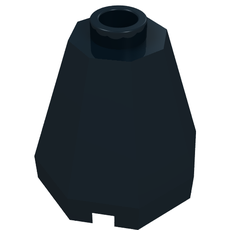 Cone 2 x 2 x 1 2/3 Octagonal, Open Stud (6039)