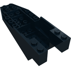 Brick Wedged, Sloped Inverted 11 x 4 x 2 2/3 Cockpit (6058)