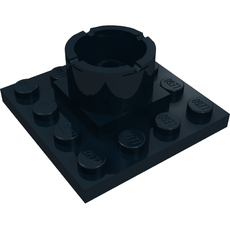 Boat, Mast Section Base, Plate 4 x 4 x 1 2/3 (6067)