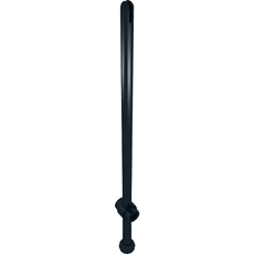 Bar 12L with Open Stud, Towball, and Top Slit [Boat Mast] (6076)