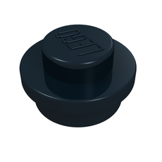 Plate Round 1 x 1 with Solid Stud (6141)