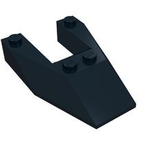 Brick Wedged, Sloped 6 x 4 Cutout, No Stud Notches (6153a)