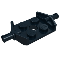 Plate Special 2 x 2 with Wheels Holder Wide (6157)