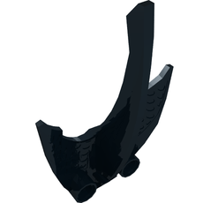 Large Figure Armor, Webbed Fin (64296)