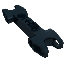 Technic Axle and Pin Connector 2 x 7 with Two Ball Joint Sockets, Squared Ends and Axle Hole in Center (64311)