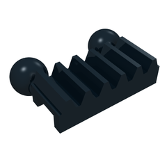 Technic Gear Rack 1 x 2 with Ball Joints (6574)