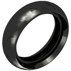 Tyre 94.2 x 22 Motorcycle Racing Tread (67140)
