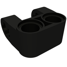 Technic Axle and Pin Connector Perpendicular Double Split [Reinforced] (69819)