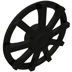 Wheel Cover 9 Spoke - for Wheel 72206 (72210b)