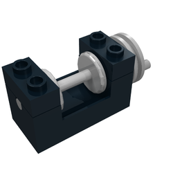 String Reel Winch 2 x 4 x 2 (Light Gray Drum)