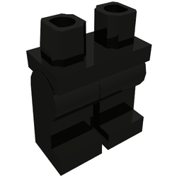 1x OMINO GAMBE nero black schwarz MINIFIG LEGS 970c00 LEGO