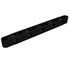 Technic Beam 1 x 11 Thick with Alternating Holes (73507)