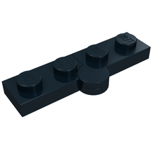 Hinge Plate 1 x 4 Swivel Top / Base - Solid Clip [Complete Assembly] (73983)