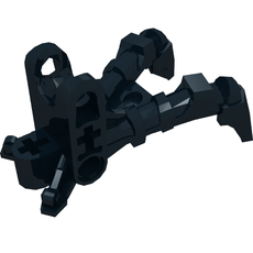 Large Figure Foot, Claw with Ball Socket, Rounded Ends (74699)