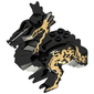 Creature Body Part, Dragon Body Classic with Orient Flames Print