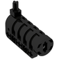 Launcher, Technic Competition Cannon, Round Bottom with Same Color Ends