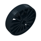 Train Wheel RC Train, Spoked with Technic Axle Hole and Counterweight, 30 mm diameter [Blind Driver]