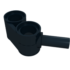 Technic Pin Connector Double with Bar [2 Holes] (85940)
