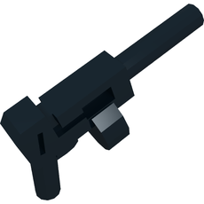 Weapon Gun [Automatic Long Barrel and Round Magazine] (85973)