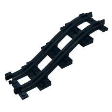 Vehicle Track, Train, Plastic Narrow, Ramp 5 Bricks High (85977)