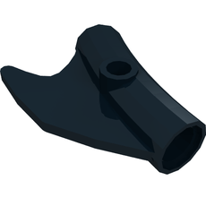 Technic Pin Connector Round Curved with Fin and Hole (87745)