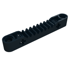 Technic Gear Rack 1 x 7 with Axle and Pin Holes (87761)