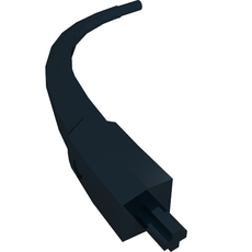 Large Figure Tail / Horn (87846)