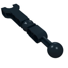 Large Figure Skeletal, Limb with Ball Joint on Axle and Ball Socket and Four Holes (90605)