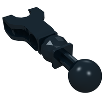 Large Figure Skeletal, Limb with Ball Joint on Axle and Ball Socket and Hole (90608)