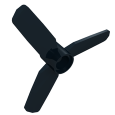 Propeller 3 Blades 5 Diameter, Pin Hole (92842)