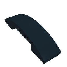 Brick Curved 4 x 1 Double with No Studs (93273)