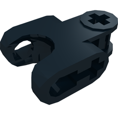 Technic Axle Connector 2 x 3 with Ball Socket, Open Lower Axle Holes (93571)