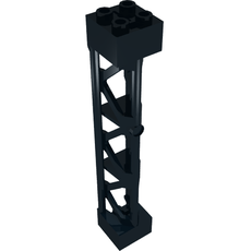 Support 2 x 2 x 10 Girder Triangular Vertical - Type 4 - 3 Posts, 3 Sections (95347)