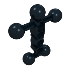 Large Figure Skeletal, Torso with 6 Ball Joints, and 4 Holes, Extra Small (98590)