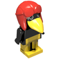 Fabuland Figure Crow 1 with Aviator Helmet and Black Eyes