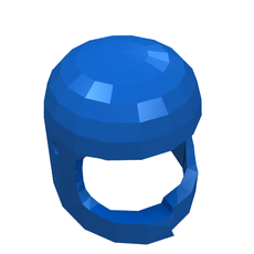 Helmet Classic, with Simulated Broken / Cracked Chin Strap (80's Style) (16599)
