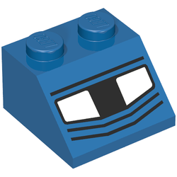 Slope 45° 2 x 2 with Headlights Print