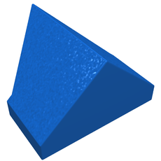 Brick Sloped 45° 2 x 1 Double / Inverted with Bottom Tube (3049a)