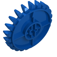 Duplo Technic Gear 24 Tooth Crown (31622)