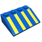 Slope 33° 3 x 4 with Yellow Stripes Print [3041 / 4267]