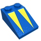Slope 33° 3 x 2 with Yellow Triangles Print