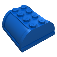 Fabuland Mailbox 4 x 4 x 2 Top (4231)