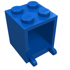 Box 2 x 2 x 2 [Solid Studs] (4345a)