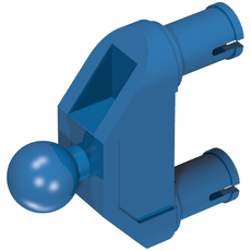 Towball 1 x 3 Triangle with Two Pins (47972)