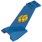 Tail Wedge with Yellow Cargo Boxes Print